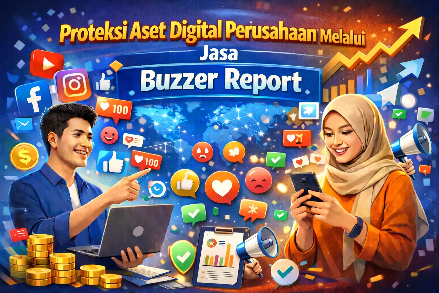 Proteksi Aset Digital Perusahaan Melalui Jasa Buzzer Report